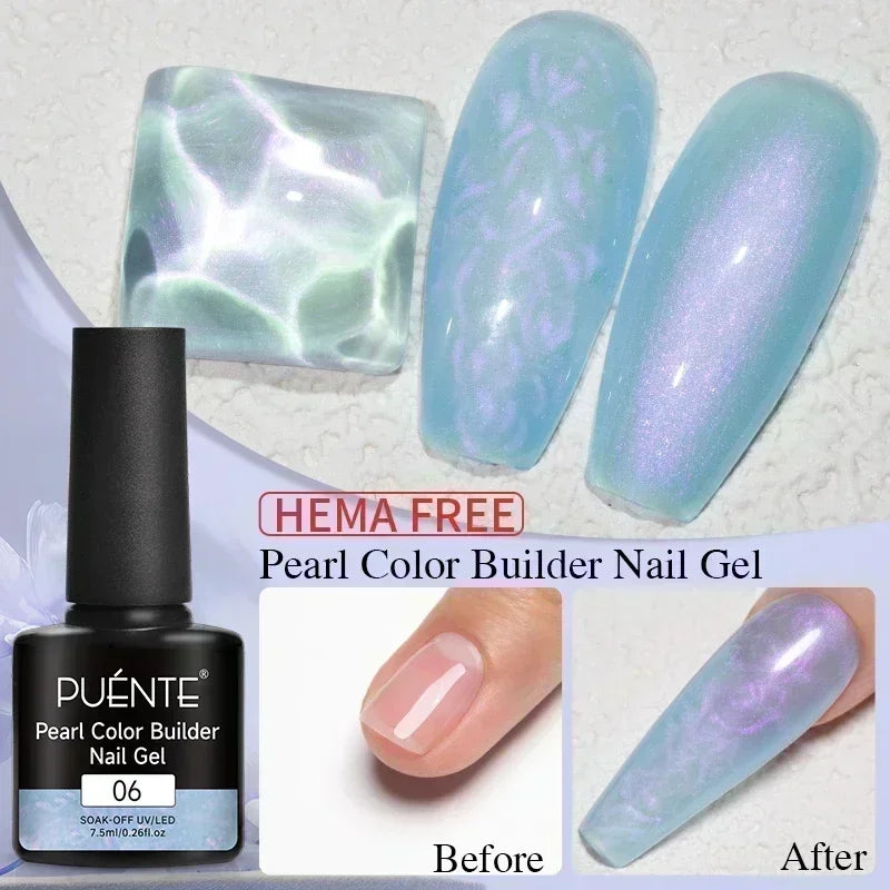 Puente Cat Eye Gel Fényes Kék