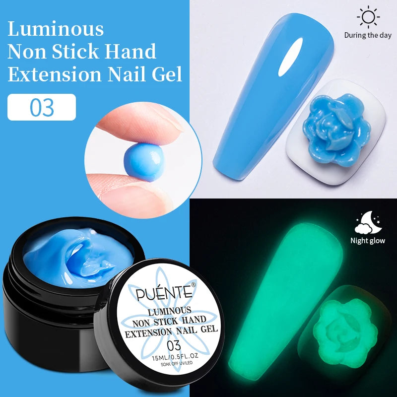 Puente Cat Eye Gel Fényes Kék