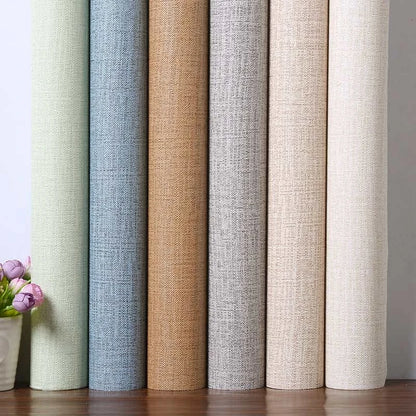 Linen PVC Öntapadós Tapéta