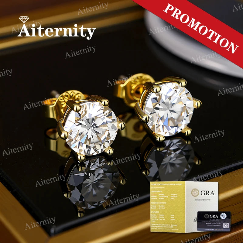 Aiternity Moissanite Fülbevaló