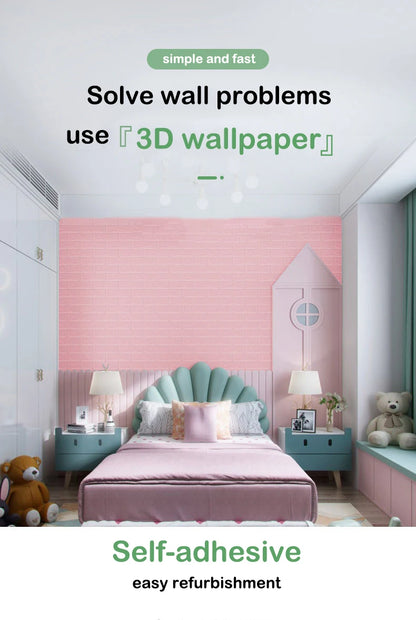 3D Tégla Falpanel Vízálló