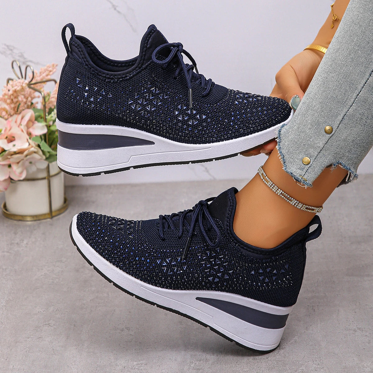 Shoes Breathable Mesh Lace-up