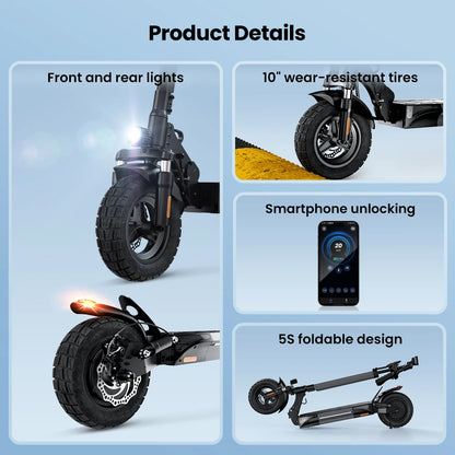 W9 Offroad iScooter Rider