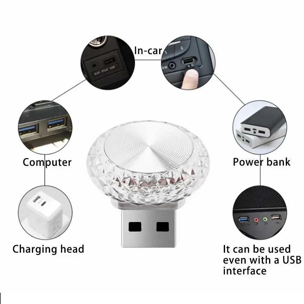 Choice Autó USB Mini LED Lámpa