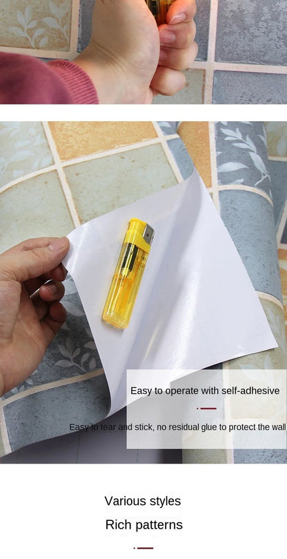 Waterproof Kitchen Wallpaper NONECN