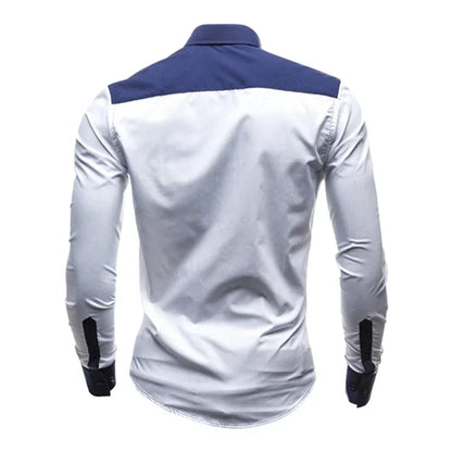 Férfi Ing Slim Fit Csíkos Liva