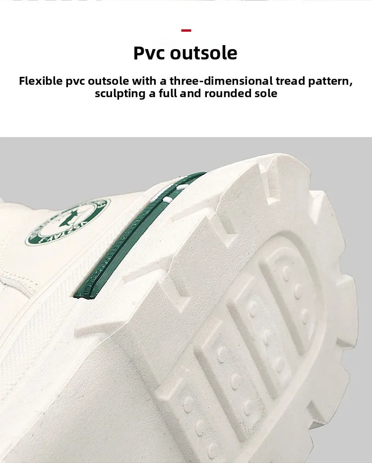 Férfi Magas Szárú Bőr Csizma - Casual Platform Cipő