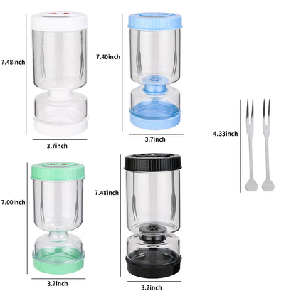 Olive Filter Glass Container