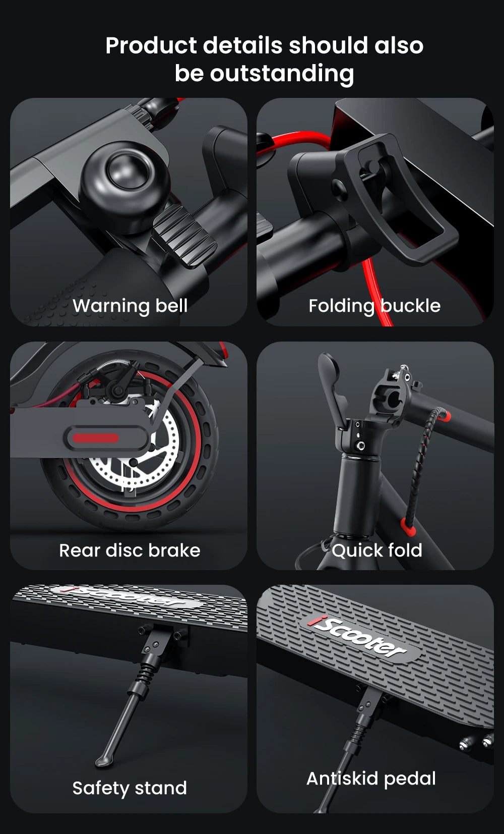 iScooter I9 350W Unisex-Scooter