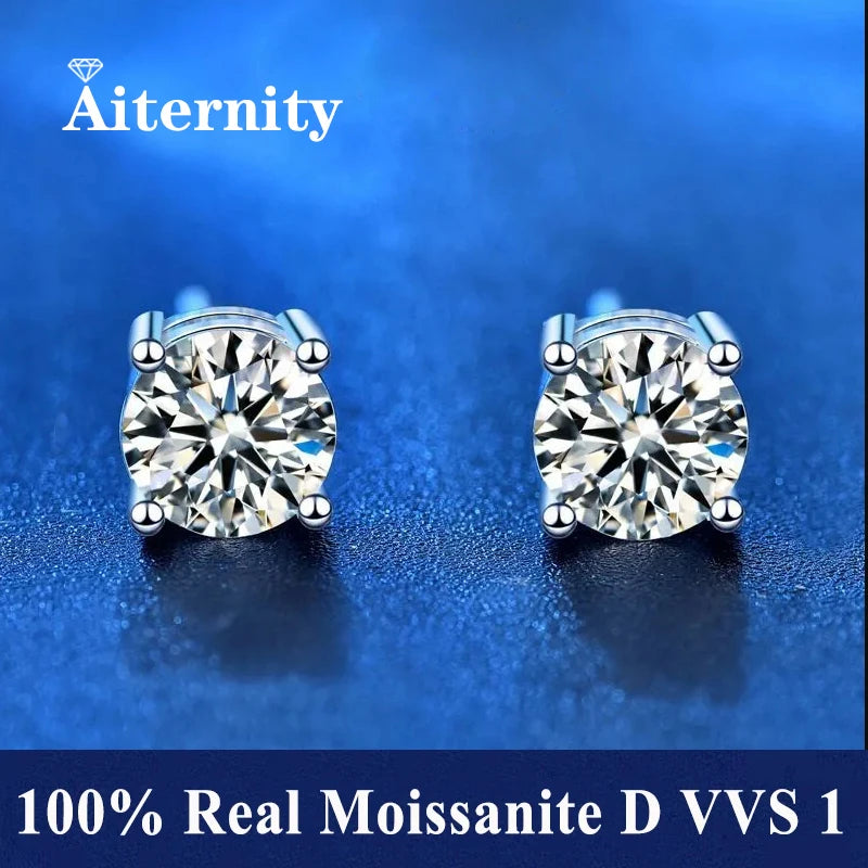 Moissanite Fülbevaló Aiternity