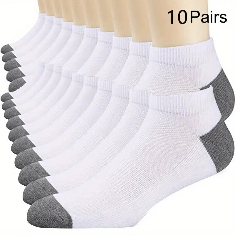 NONECN Herren-Baumwoll-Knöchelsocken, atmungsaktiv – Bequeme Sommersocken für den Alltag