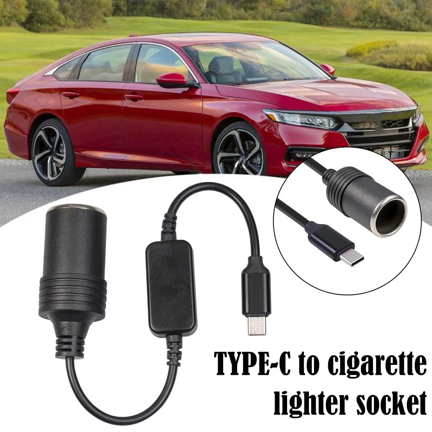 USB 12V Szivargyújtó Adapter