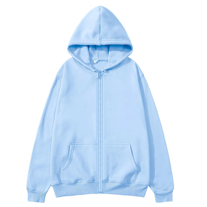 Férfi Meleg Fleece Zip Hoodie