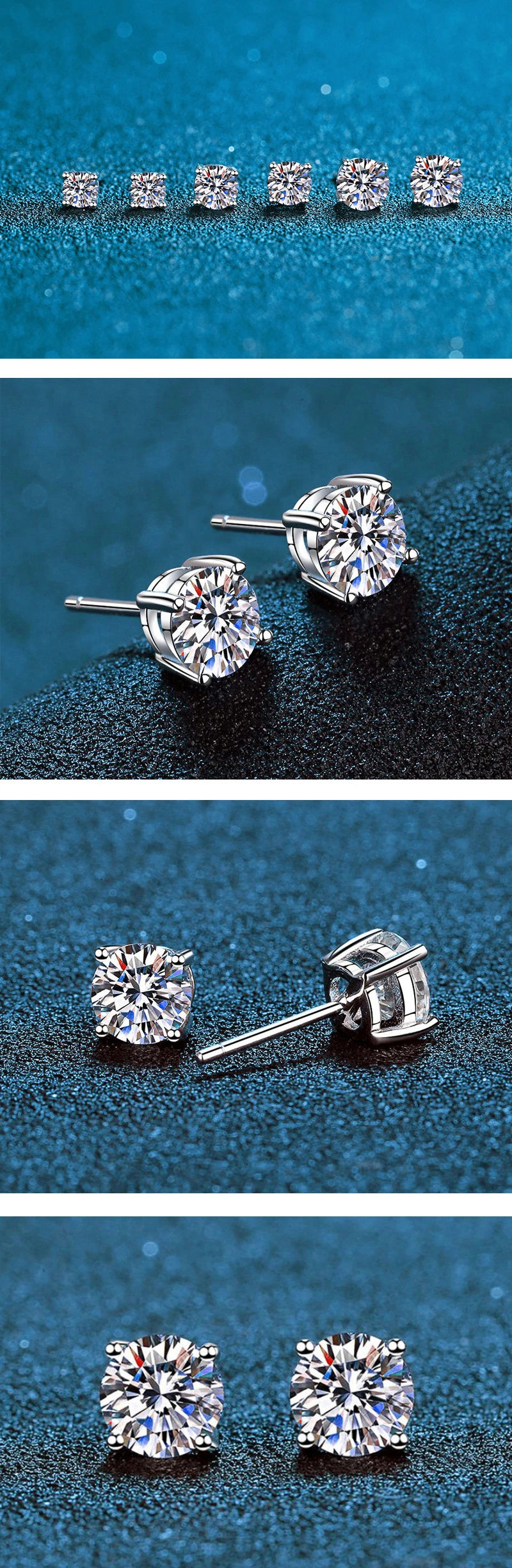 Moissanite Fülbevaló AITERNITY