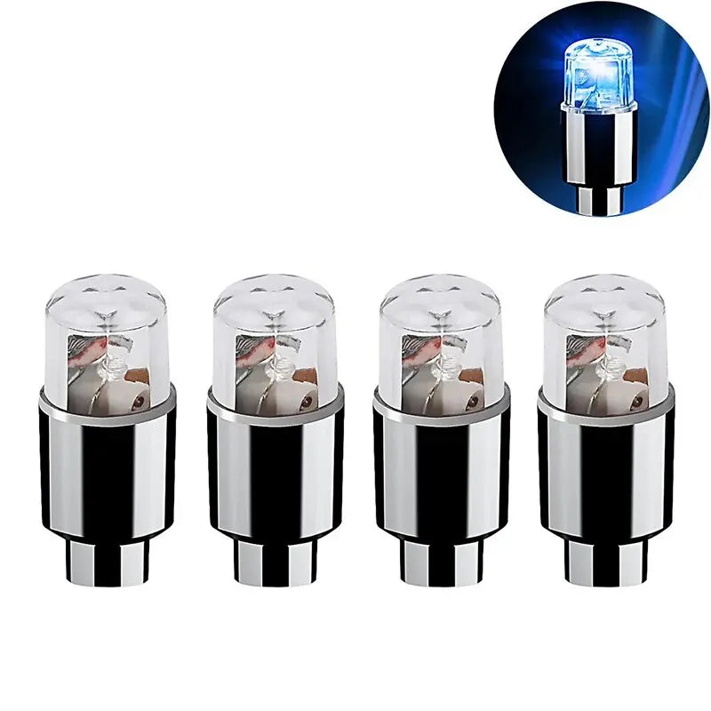 LED Szelep Fények 4 Db Színes