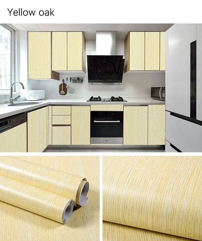 Wood Pattern Self-Adhesive Wall Film