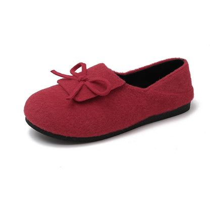 RZSMTYA Damenschuhe Flock