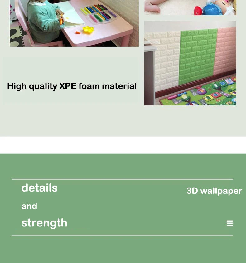3D Tégla Falpanel Vízálló