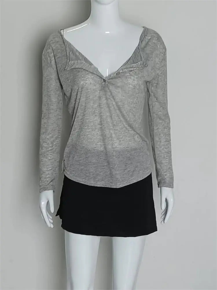 Korean Women's Long Sleeve Top