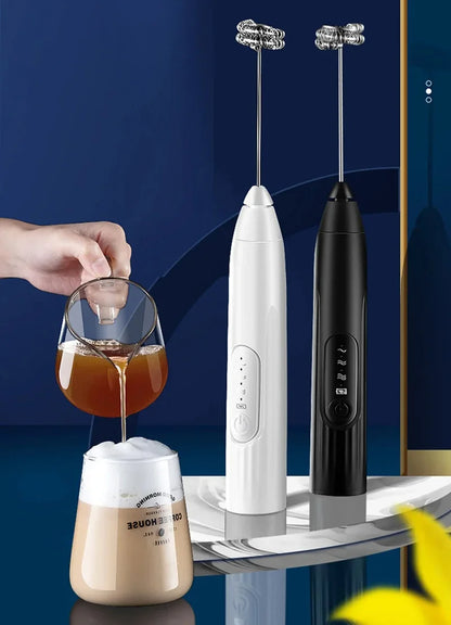 Xiaomi 2in1 USB Tölthető Elektromos Konyhai Mixer - Tojásverő, Tejhabító, Kávékeverő