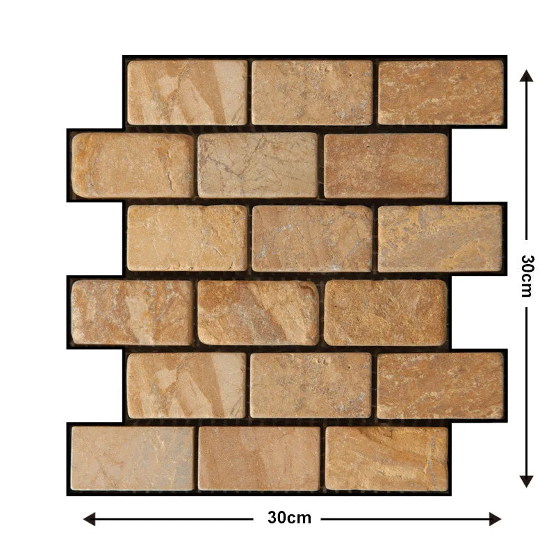 Öntapadós Csempe 3D Matrica