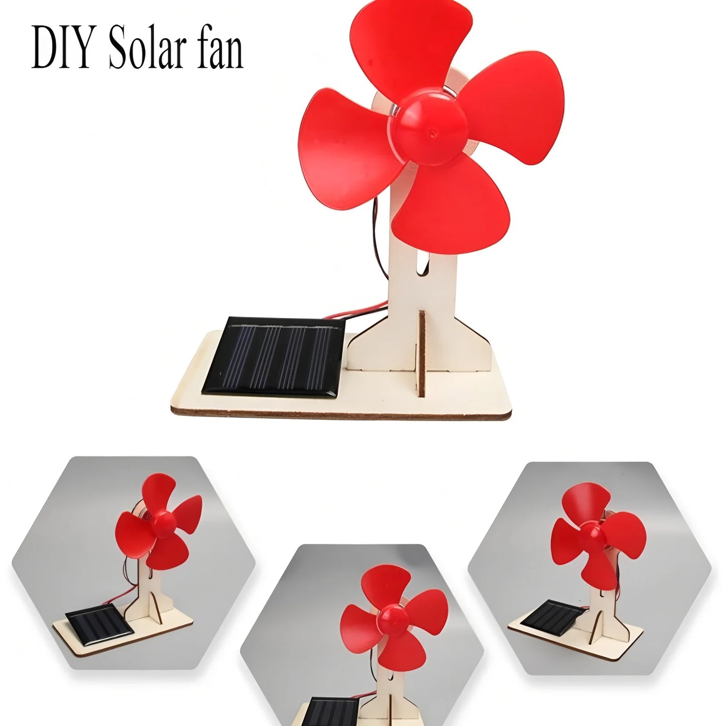 Napelemes DIY Fa Ventilátorok
