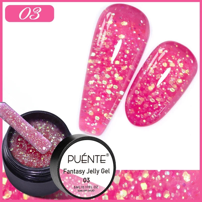 Puente Cat Eye Gel Fényes Kék