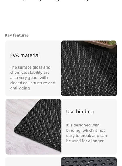 Macska Litter Mat 30x30 Cm - Vízálló Dupla Réteg Csúszásmentes és Mosható 1/2/3 Db