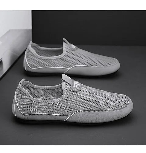Férfi Nyári Mokaszin Cipő Könnyű Mesh - Elegáns Casual Loafer