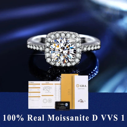 Aiternity Moissanite Gyűrű S925