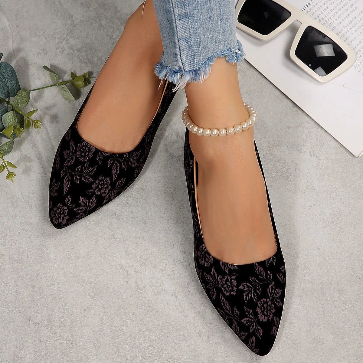 Damen-Canvas-Schuhe RZSMTYA Freizeit