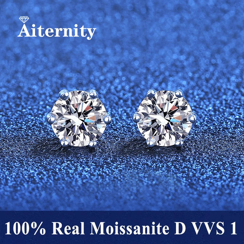 Moissanite Fülbevaló Aiternity