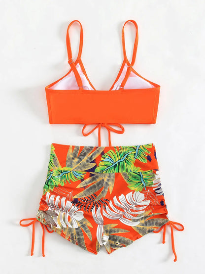 Magas Derékú Bikini Kötős