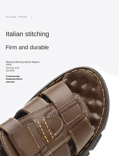DUTRIEUX Herren-Sandalen Offen