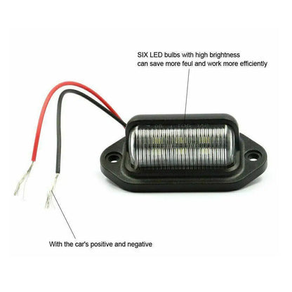 LED Rendszámvilágítás Fehér