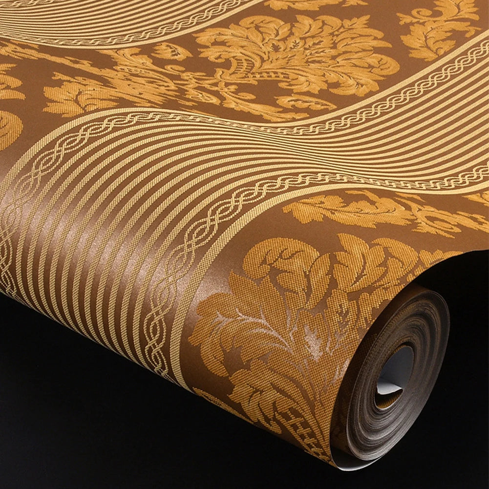 Dzqcn 3D Damask Tapéta Otthon