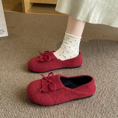 RZSMTYA Damenschuhe Flock
