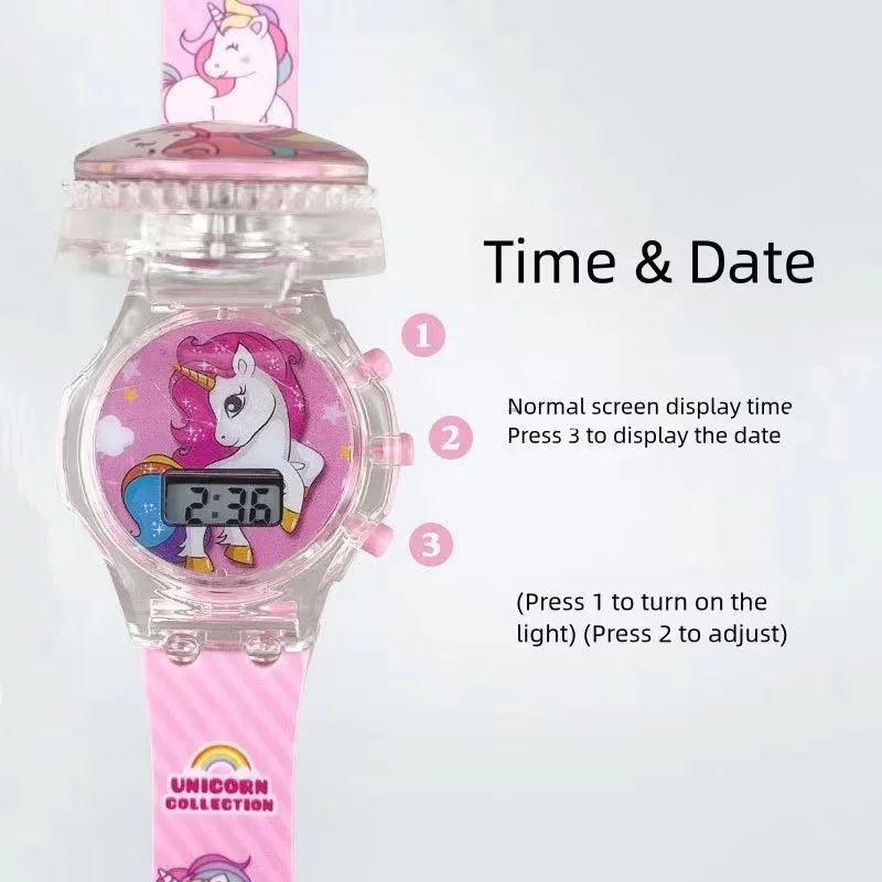 Unicorn Gyerek Óra Case Forgó