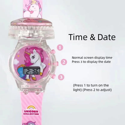 Unicorn Gyerek Óra Case Forgó