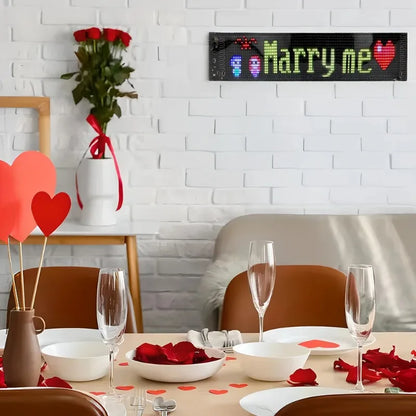 Programozható LED Kijelző Autó