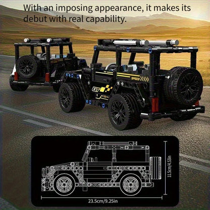 NovaBlocks Off-Road Jármű Építő Készlet - 1658 Darabos Lego-Kompatibilis Modell Ajándék