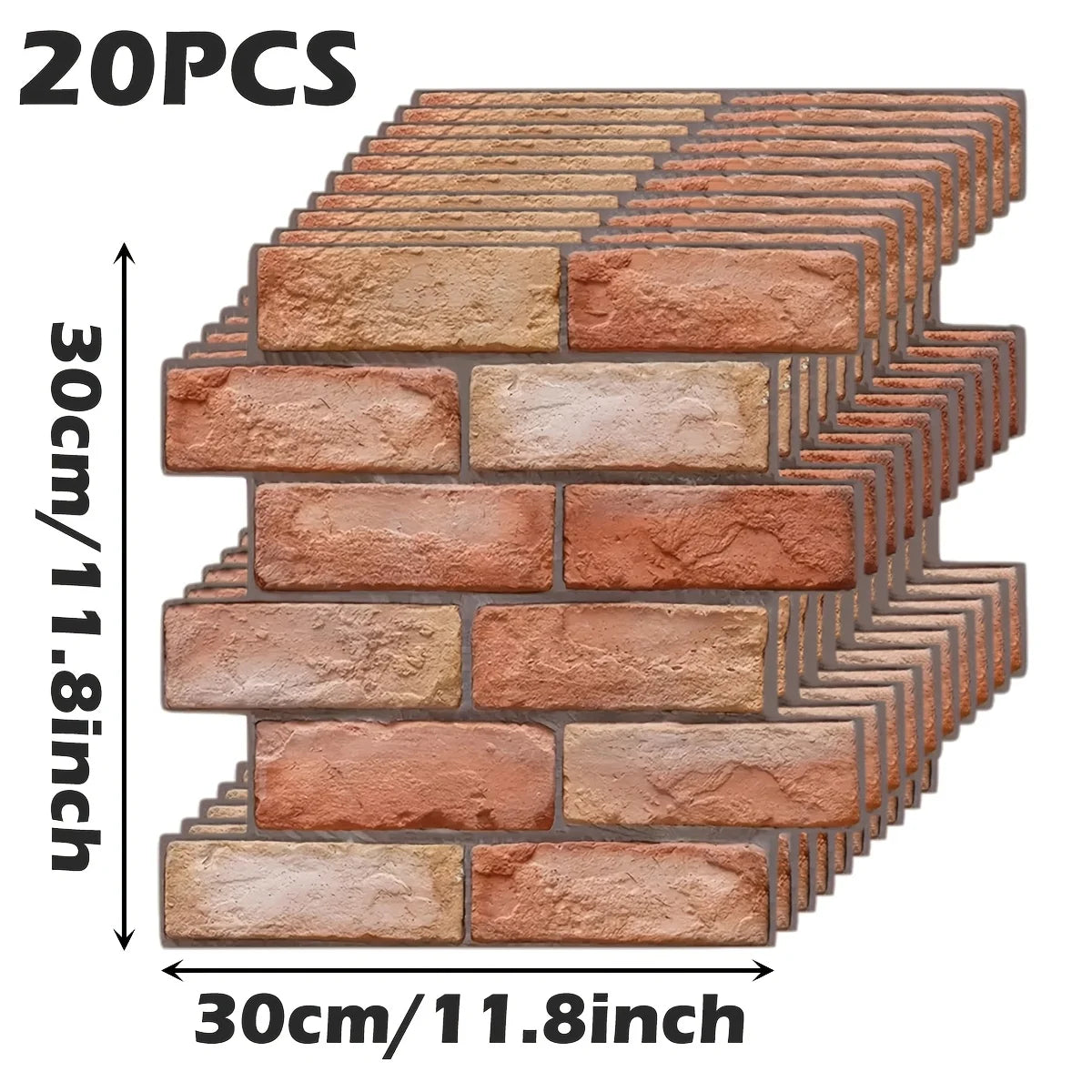 3D Tégla Mintás Falmatrica