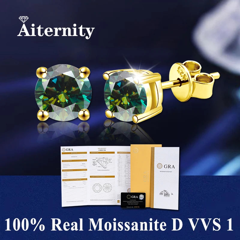 Aiternity Moissanit Fülbevaló