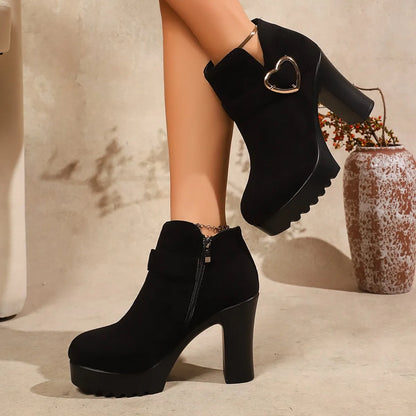Shoes Square Heel Boots