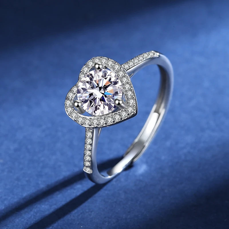 Moissanite Gyűrű Uniszex GRA