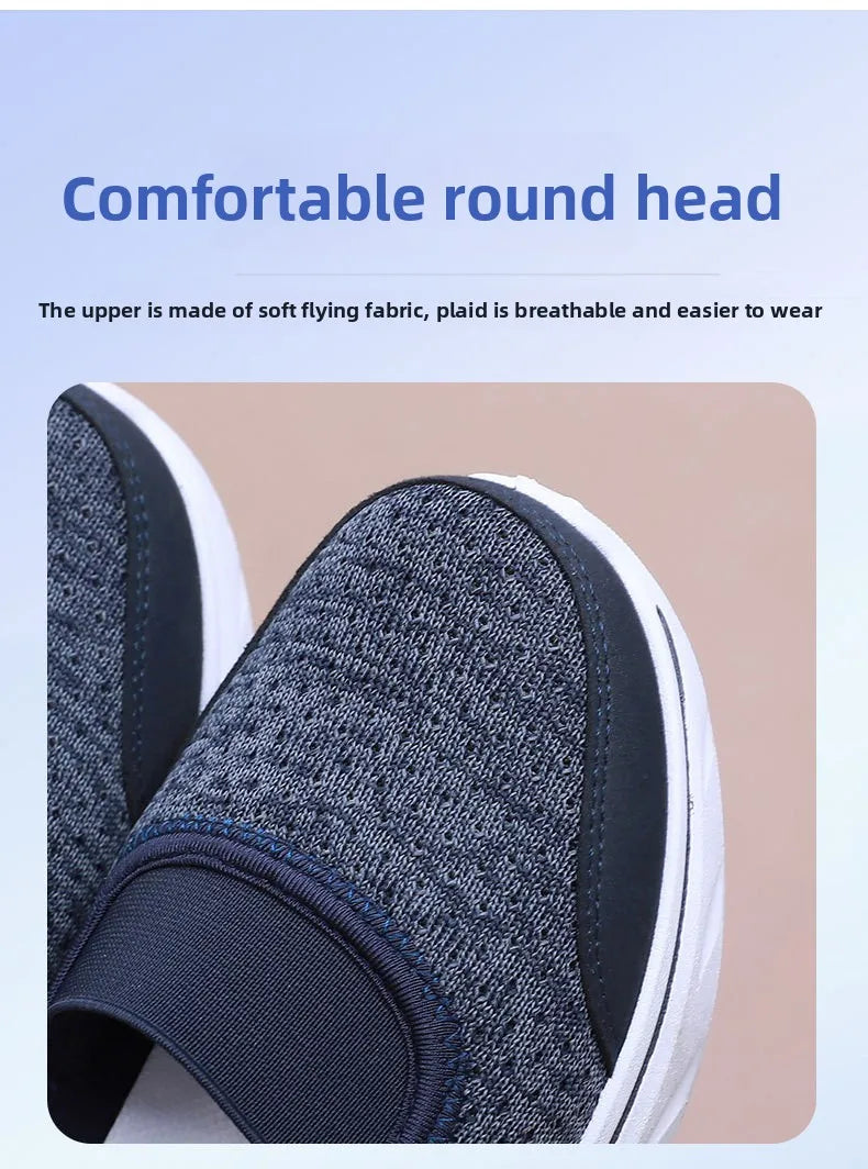 Női Légáteresztő Vulkanizált Cipő Fehér - Divatos Mesh Sneaker Munkacipő