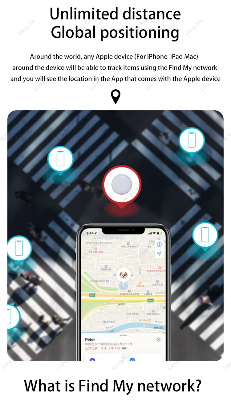 TekaGene GPS Okos Címke Find My