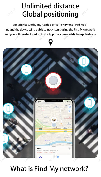 TekaGene GPS Okos Címke Find My