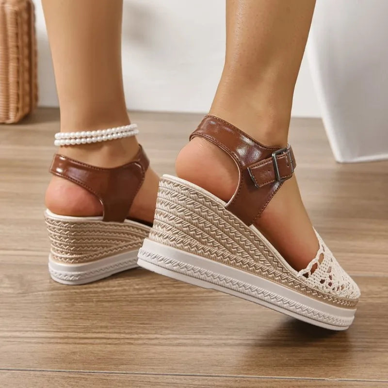RZSMTYA Női Szandál Wedge