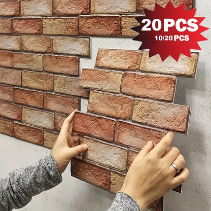 3D Tégla Mintás Falmatrica